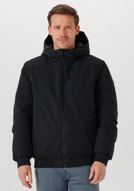 AIRFORCE Jack HOODED REVERSIBLE JACKET Bleu fonc&eacute; - large