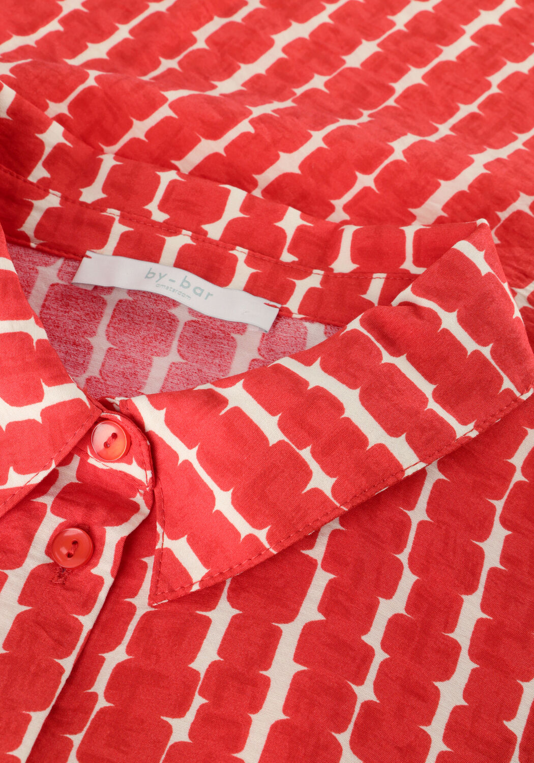 Rode BY-BAR  KARLY RED GROOVE BLOUSE - large