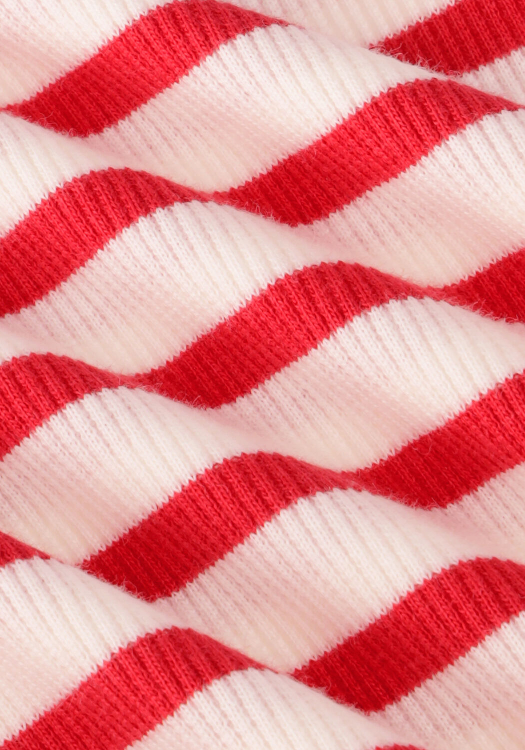 COLOURFUL REBEL Haut SACHI STRIPED RIB TANKTOP en rouge - large