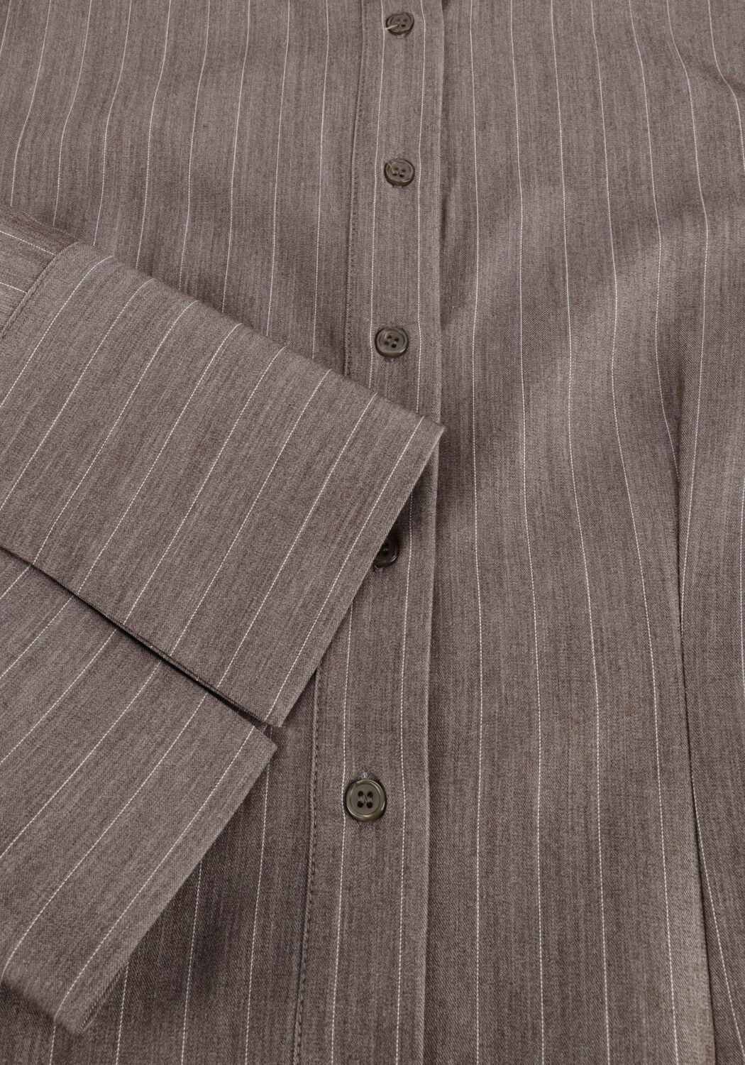 NEO NOIR ROSA PINSTRIPE MELANGE SHIRT Blouses en taupe - large