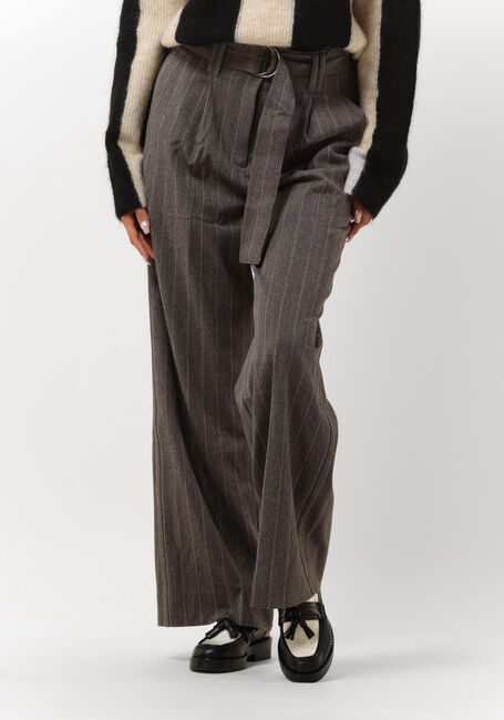 SECOND FEMALE Pantalon PIYA HW TROUSERS en gris - large