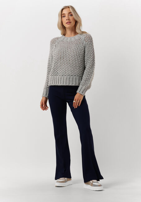 JANSEN AMSTERDAM Pantalon évasé LECIA Bleu foncé - large