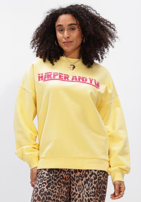 Gele HARPER & YVE Trui LEX-SW - large
