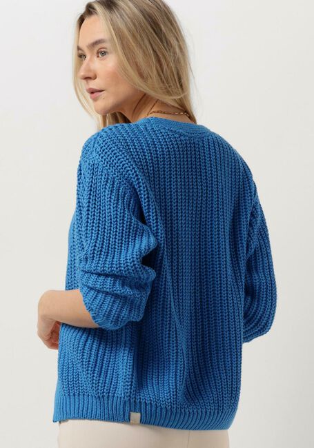 Donkerblauwe NUKUS Vest GLADYS CARDIGAN FANCY - large