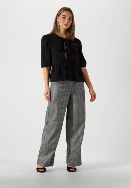 Y.A.S. Pantalon large YASKAMO HW PANT en argent - large