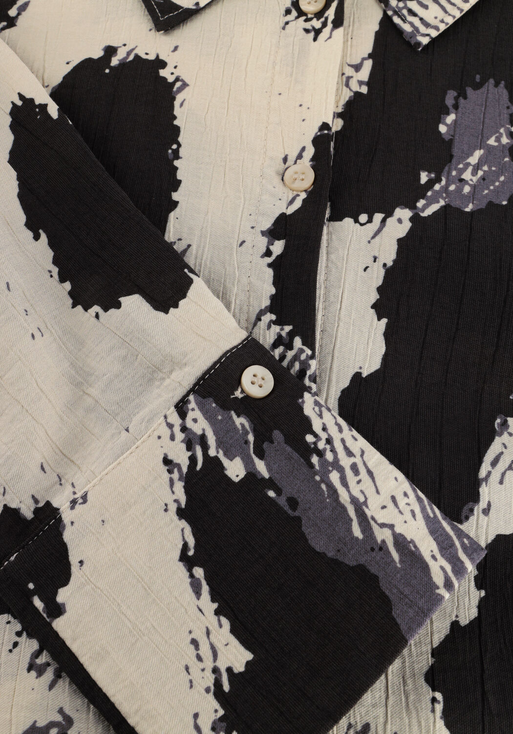 MSCH COPENHAGEN Robe maxi MSCHKARALIE JUSIA SHIRT DRESS AOP en beige - large