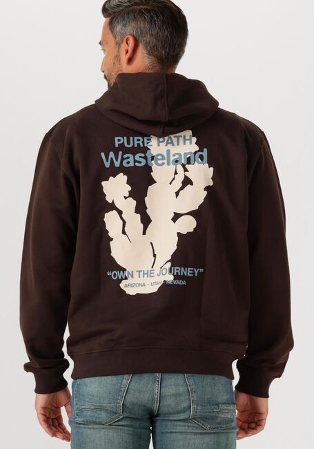Bruine PURE PATH Sweater LOOSE FIT HOODIE LS SWEATERS - large