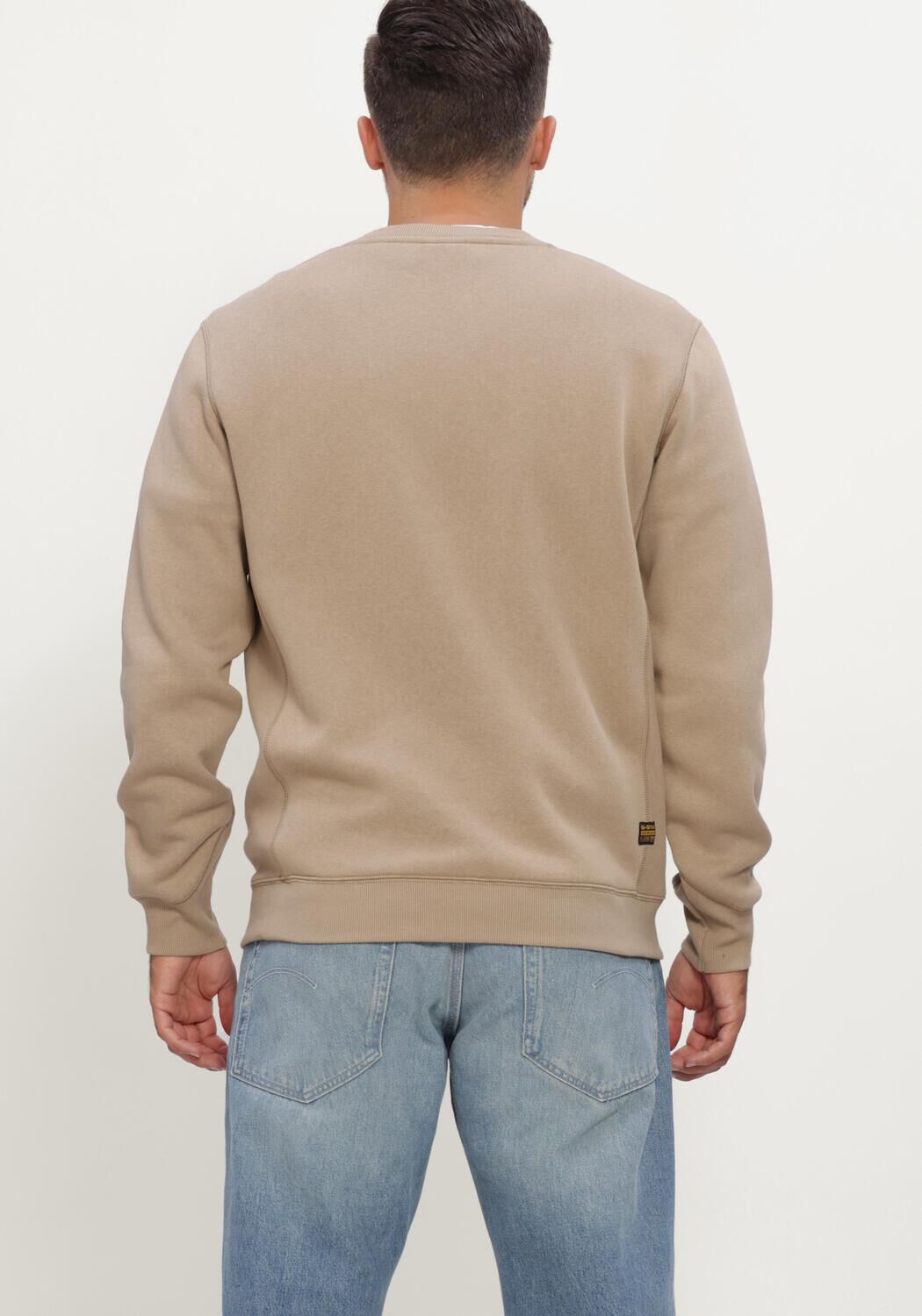 Beige G-STAR RAW Trui PREMIUM CORE R SW L\S - large