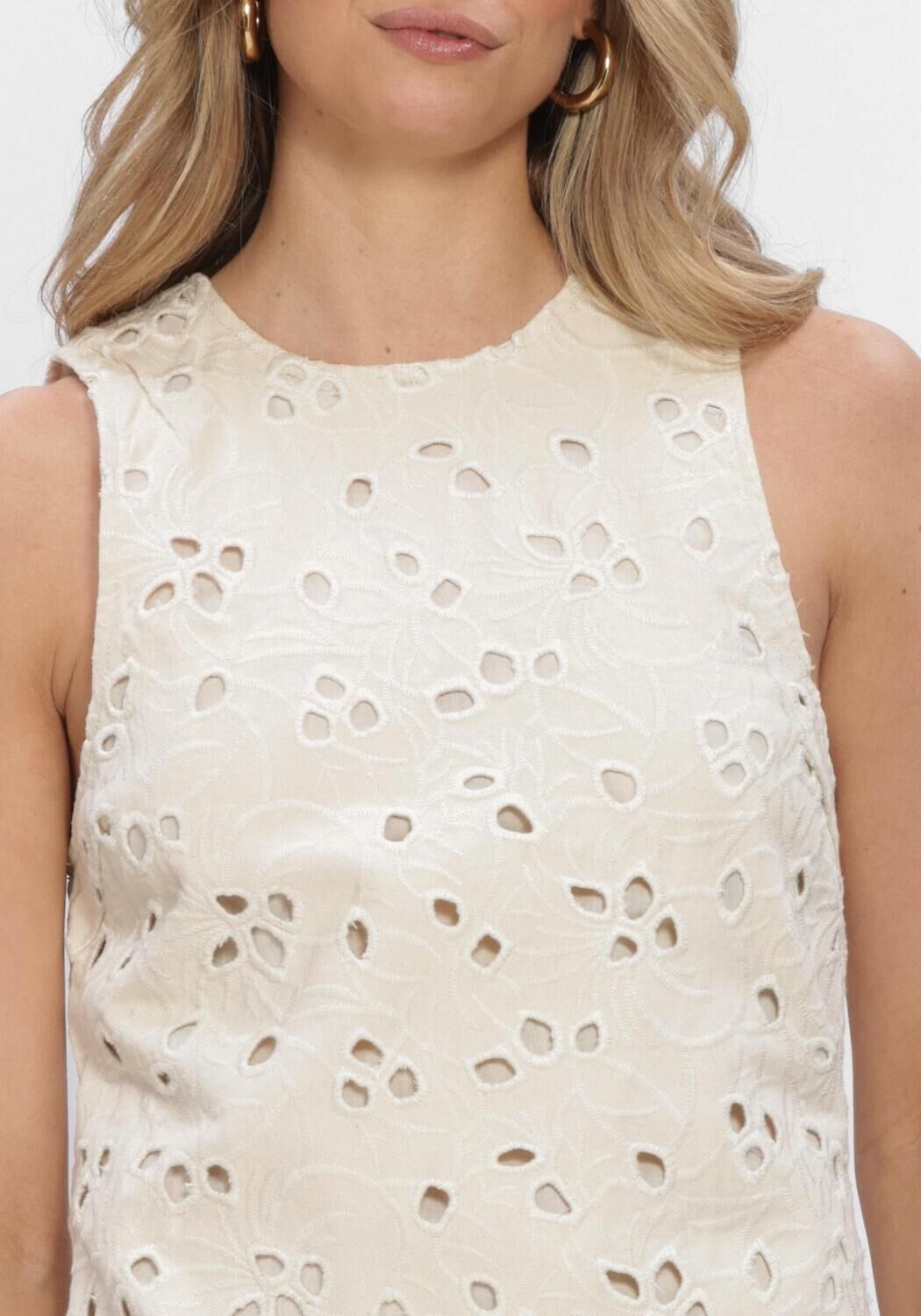 EDITED NICKY DENIM DRESS Robes en beige - large