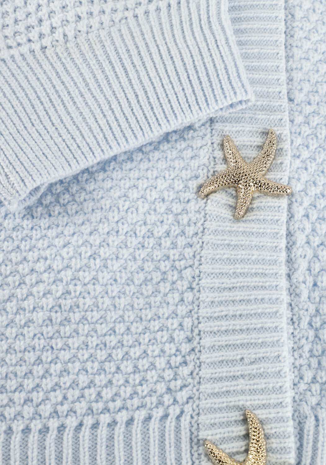 Lichtblauwe NOTRE-V Trui NV-HIDY - large