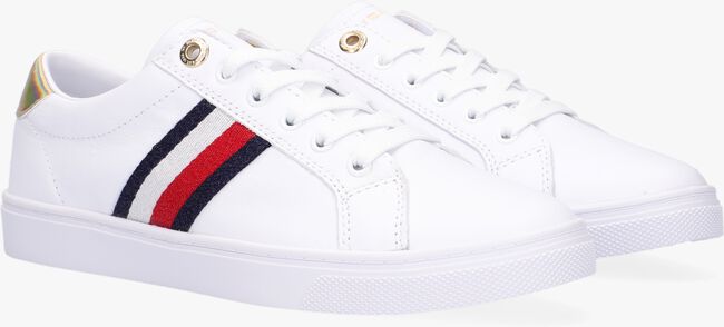 TOMMY HILFIGER TH CORPORATE CUPSOLE Baskets basses en blanc - large