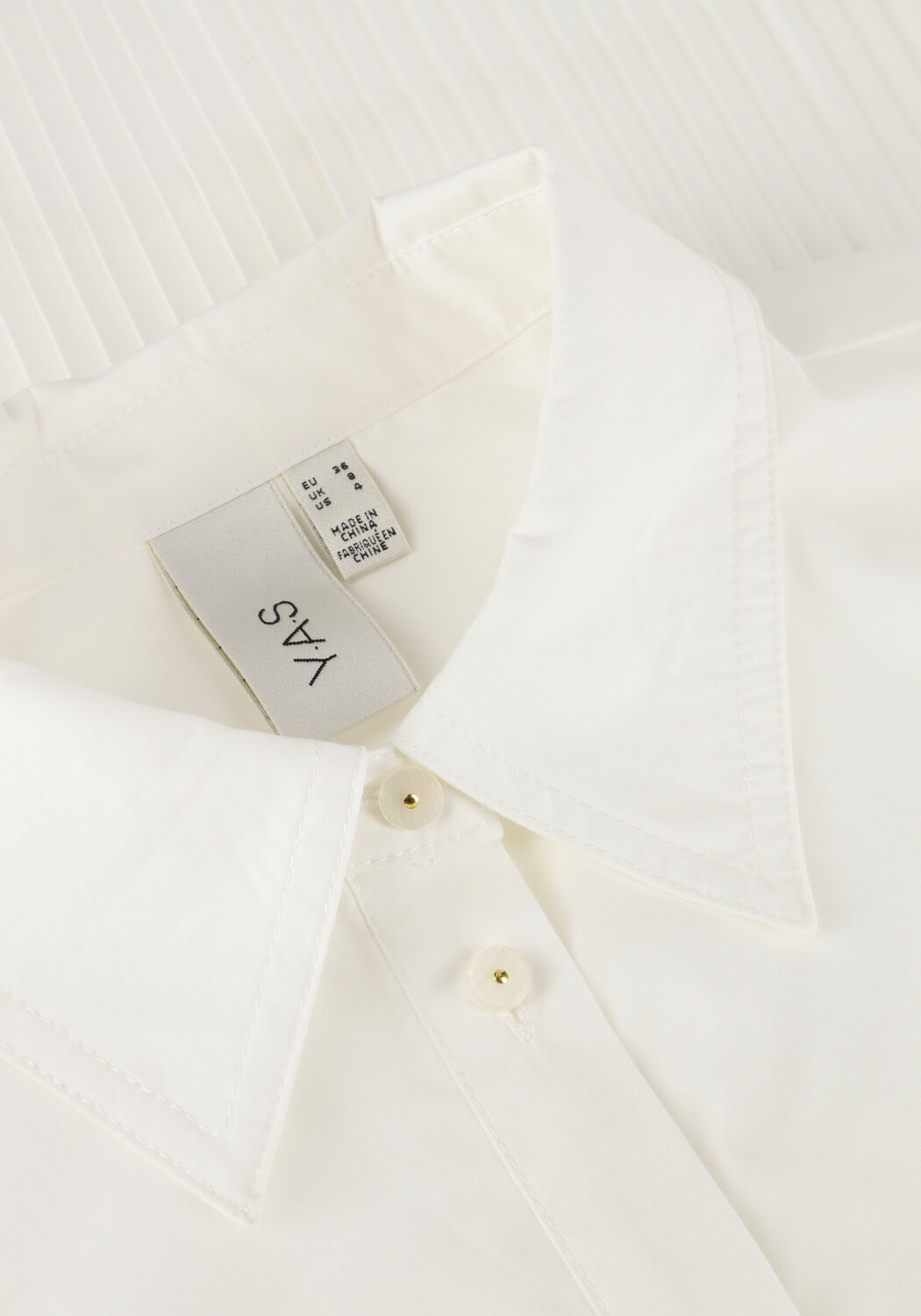 Witte Y.A.S.  YASMIROZA LS SHIRT S. - large