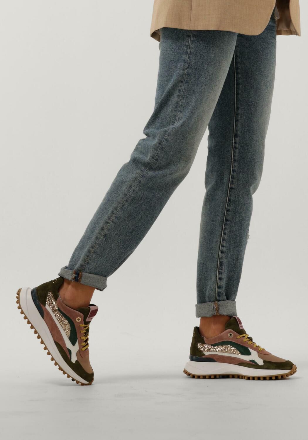 Groene FLORIS VAN BOMMEL Sneakers SFW-10079 - large