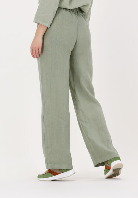 Groene BY-BAR Pantalon ROBYN LINEN PANT - large