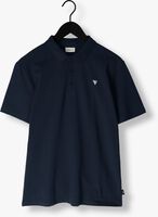 PUREWHITE Polo POLO WITH BUTTON PLACKET AND SMALL PRINT ON CHEST Bleu foncé