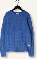 Blauwe SCOTCH & SODA Trui CHENILLE KNIT PULLOVER - medium