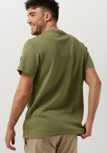 CALVIN KLEIN T-shirt BADGE WAFFLE TEE en vert - large