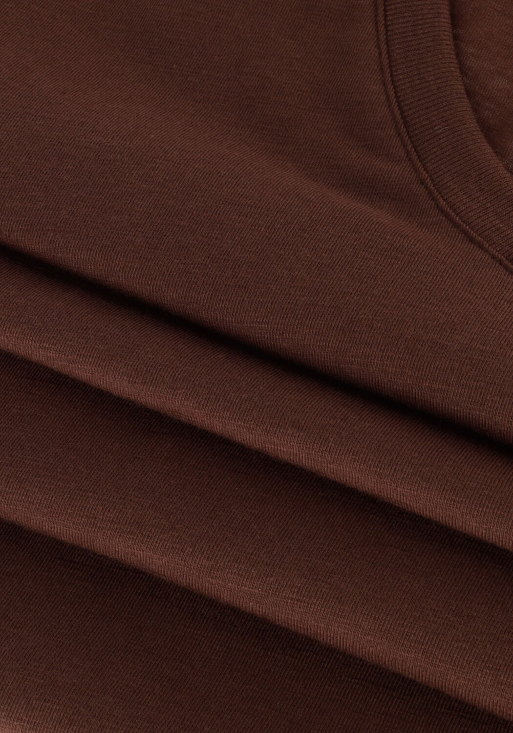 CC HEART T-shirt BASIC V-NECK T-SHIRT en marron - large