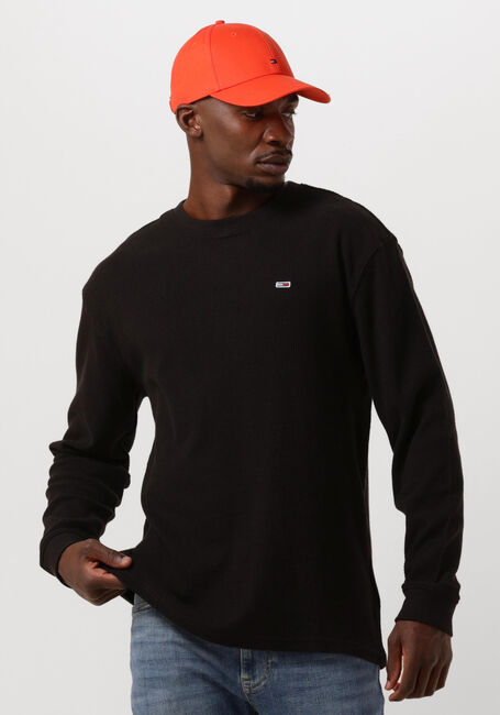 TOMMY JEANS T-shirt TJM CLASSIC WAFFLE TEE en noir - large