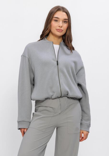 PENN & INK Gilet CARDIGAN PRINT en gris - large