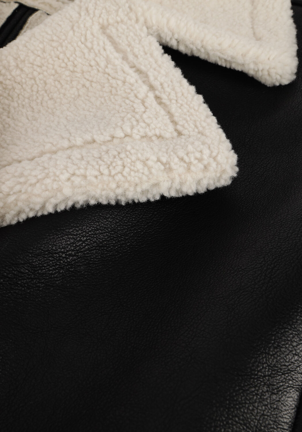 FREEBIRD Manteau en fausse fourrure WV-PU-FAKE-FUR-PES-23-2 en noir - large