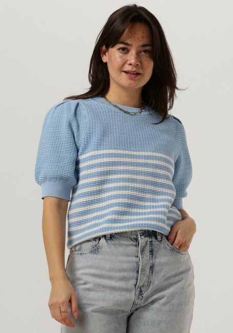 MINUS Pull EMBIA KNIT T-SHIRT 2 Bleu clair - large