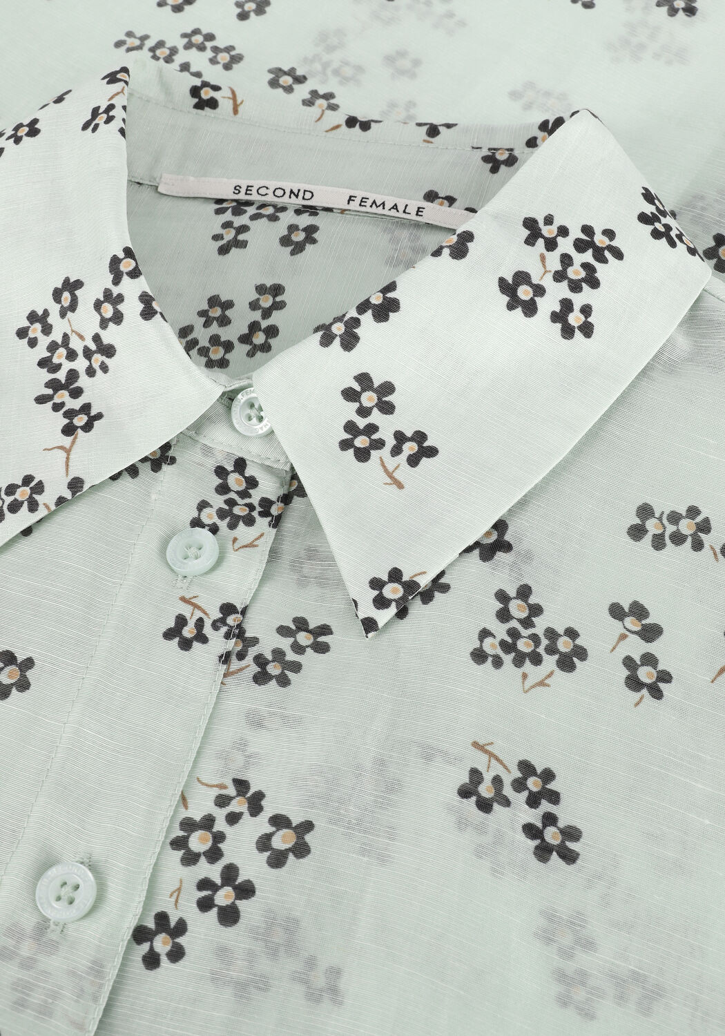 SECOND FEMALE DAVIDA SHIRT Blouses en bleu - large