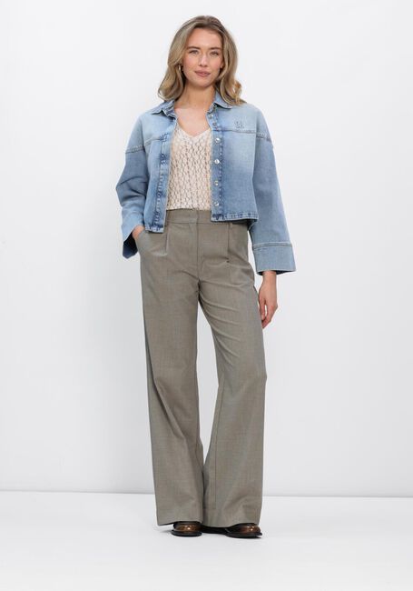 DANTE6 Veste en jean TALISA DENIM CAPE SHIRT en bleu - large