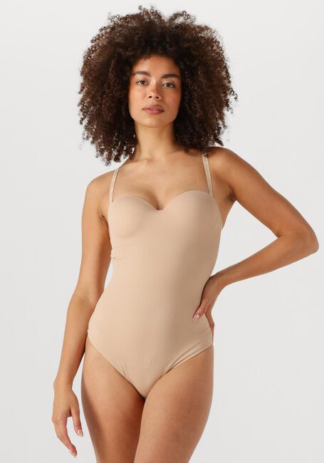 WOLFORD Haut MAT DE LUXE FORMING STRING BODY en beige - large