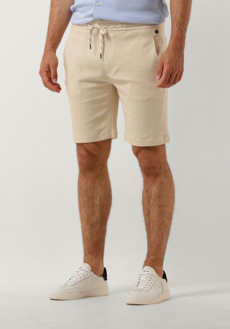 CAST IRON Pantalon courte CHINO SHORTS WAFFLE STRUCTURE en beige - large