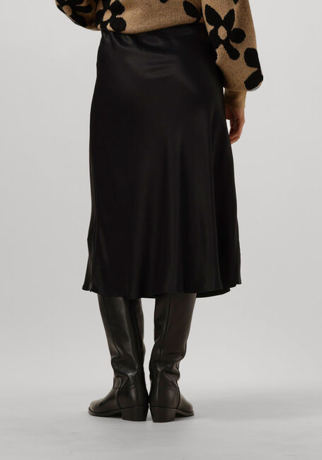 Zwarte POM AMSTERDAM Midirok SATIN BLACK - large