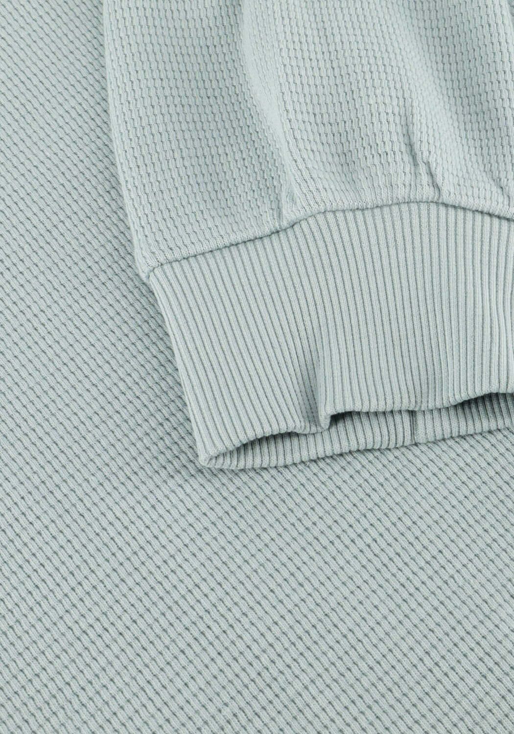 Mint CALVIN KLEIN Polo BADGE WAFFLE LS TEE - large