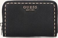 Zwarte GUESS Portemonnee ZAMIRA SLG MEDIUM ZIP AROUND - medium