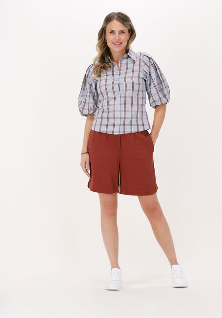 ESM&Eacute; STUDIOS Pantalon courte HENA HIGH WAIST SHORT en rouge - large