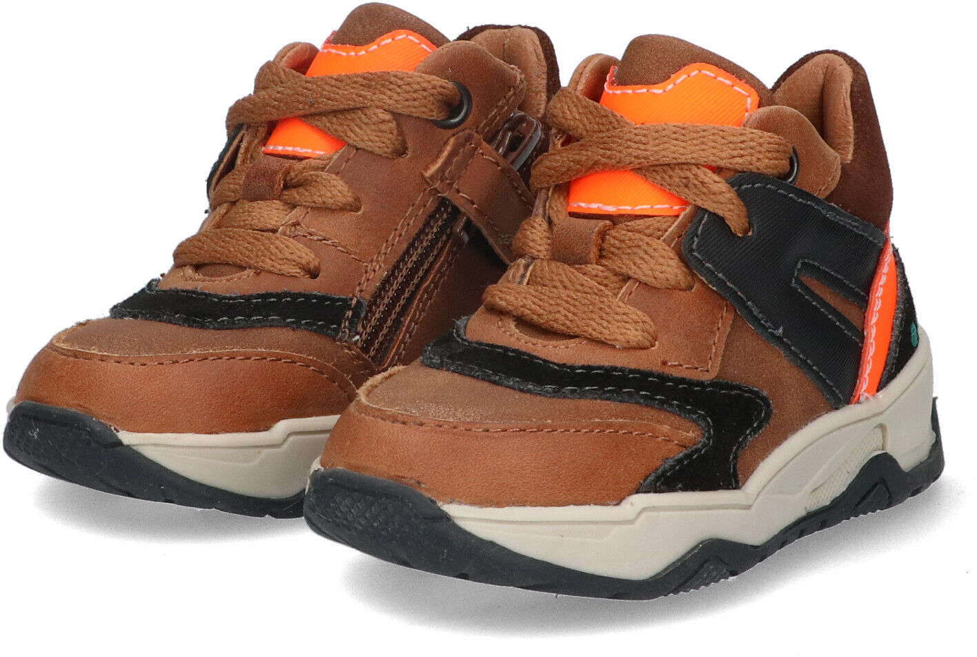 BUNNIESJR Baskets montantes CODY CHUNKY en marron - large