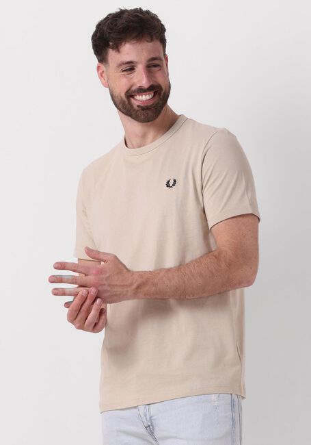 FRED PERRY T-shirt RINGER T-SHIRT Blanc - large