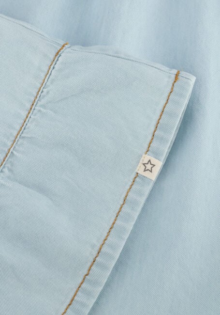 YOUR WISHES Mini robe CHAMBRAY RUFFLE DRESS Bleu clair - large