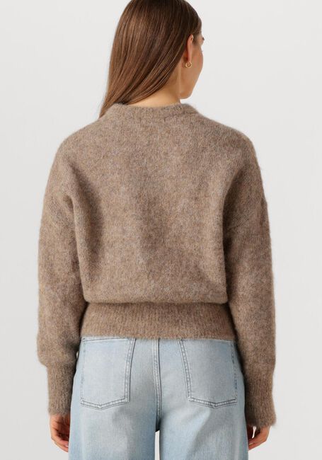 Taupe BY-BAR Trui SONNY NATURAL PULLOVER - large