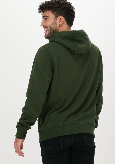 Donkergroene PME LEGEND Sweater HOODED BRUSHED SWEAT - large
