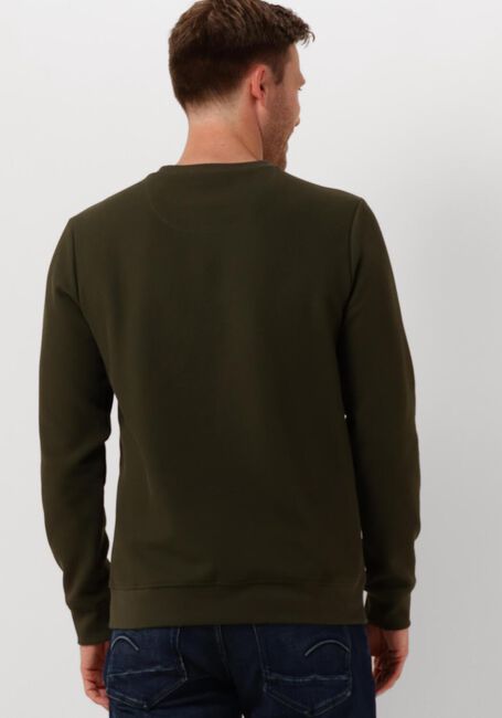 PME LEGEND Pull CREWNECK WAFFLE JERSEY en vert - large