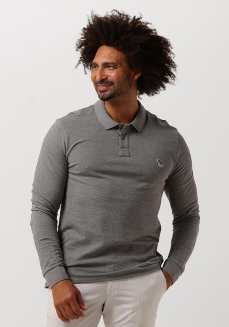 PS PAUL SMITH Polo MENS SLIM FIT POLO SHIRT ZEBRA en gris - large