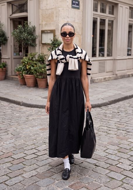 Y.A.S. Robe maxi YASMIRA SL LONG DRESS en noir - large