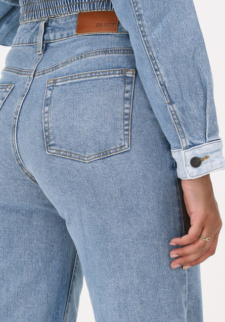 OBJECT Wide jeans MARINA MW TREND JEANS Bleu clair - large