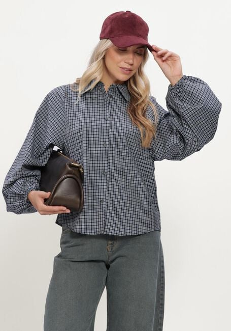 MY ESSENTIAL WARDROBE MWILSE BALLOON SLEEVE SHIRT Blouses Bleu fonc&eacute; - large