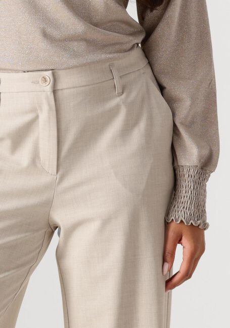 SUMMUM Pantalon TROUSERS WIDE VISCOSE BLEND STRETCH en beige - large