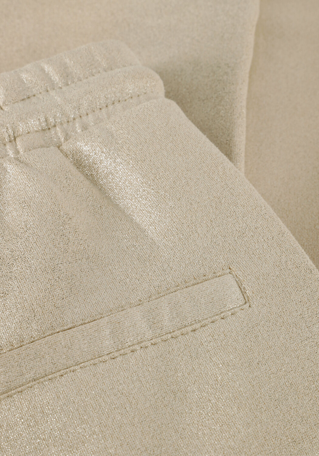 NONO Pantalon &eacute;vas&eacute; SOY FLARED COATED PANTS Sable - large