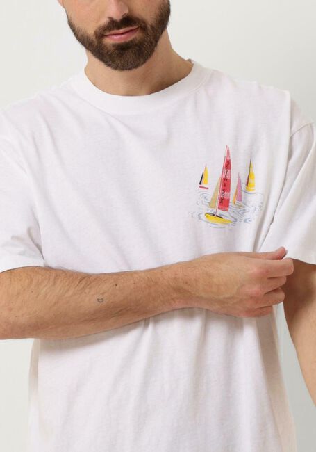 SCOTCH & SODA T-shirt FRONT BACK ARTWORK T-SHIRT en blanc - large