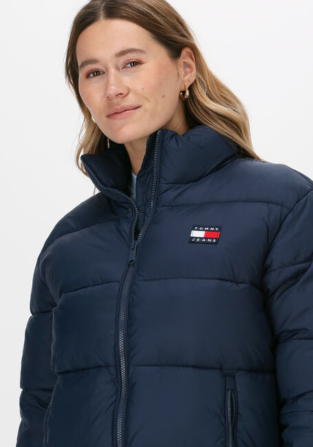 Donkerblauwe TOMMY JEANS Gewatteerde jas TJW MODERN PUFFER JACKET - large