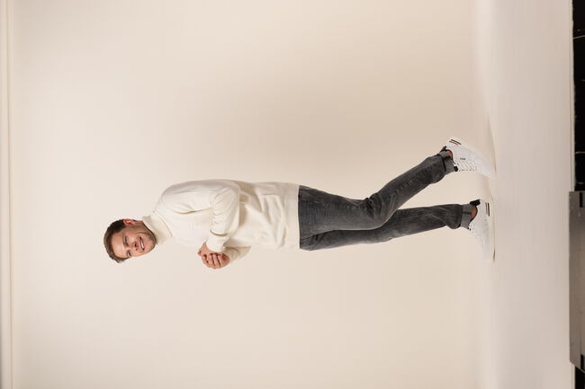 BOSS Baskets basses CLINT en blanc - large