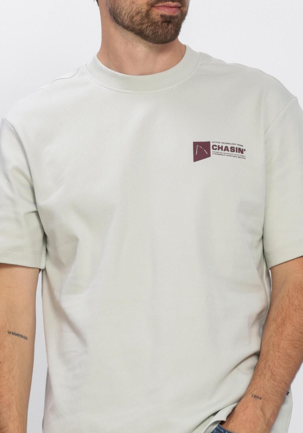CHASIN T-shirt 52110080_IDO TEE Gris clair - large